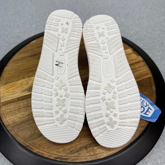 Hey Dude Wendy Metallic Sparkle Women's 7 Slip On Gray Charcoal Shoes NWT - Picture 7 of 7